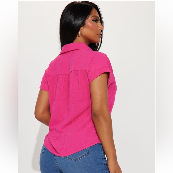 Pink Oversized blouse from Fashion Nova in medium. - Picture 4 of 15